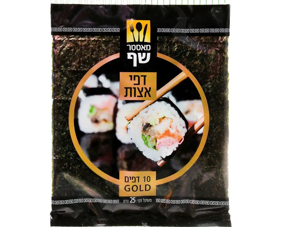 המותג הקולינארי מאסטר שף משיק: דפי אצה - מוצרים חדשים - מכולת - EATI ...