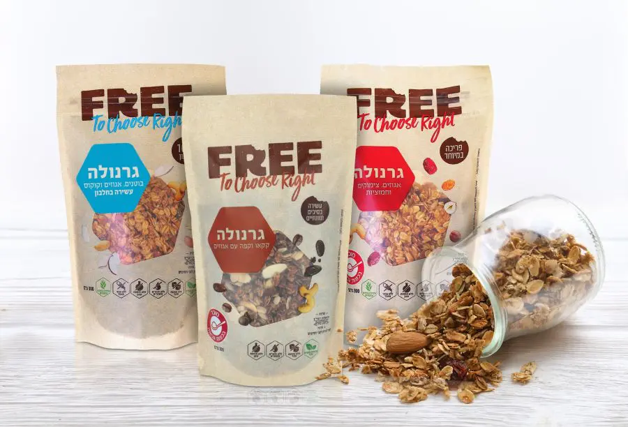 פרי- סדרת גרנולה . צילום יחצ FREE