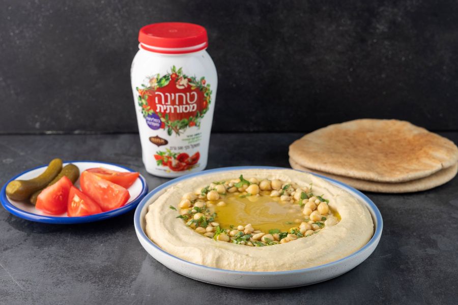 חומוס מסורתי של חברת אחוה צילום הדס ניצן