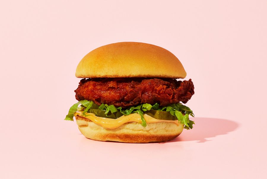ספייסי צ'יקן ב-shake shack צילום my social