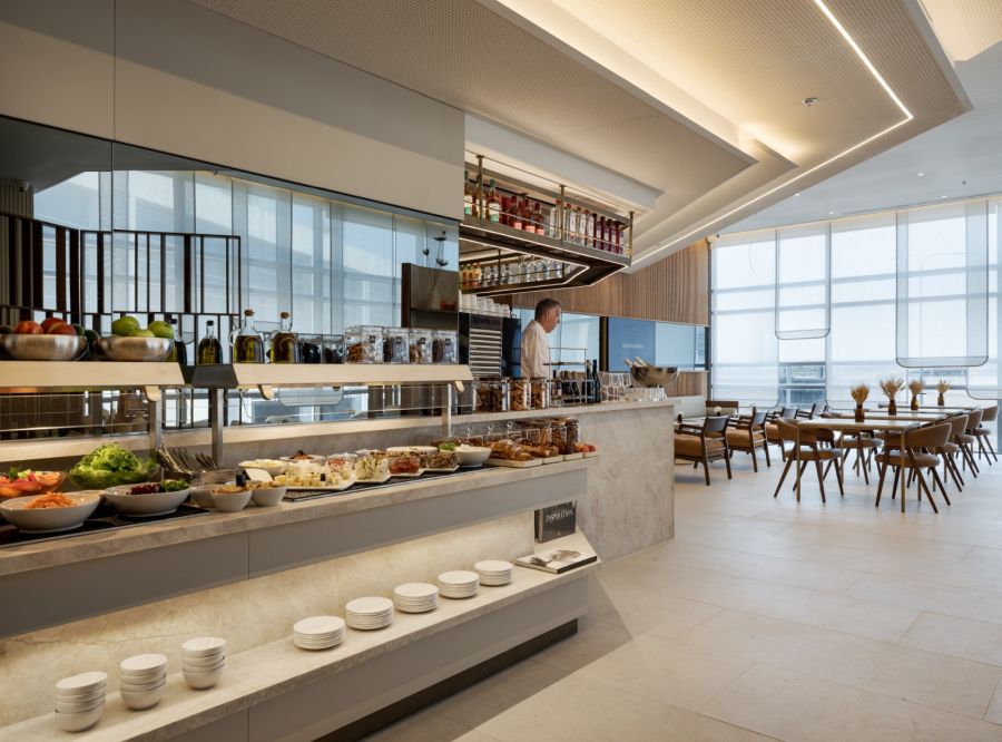 טרקלין בטרמינל 3 בנתבג צילום אלון ברהום